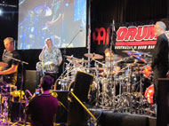 Videodata's video production team is shooting the drum performance