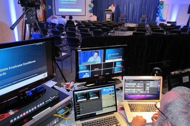 Professional webcast production.